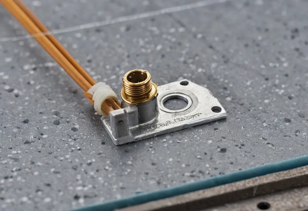 Eine geöffnete Waschmaschine mit Trommellager und Riemen in einer Werkstatt für Waschmaschinen