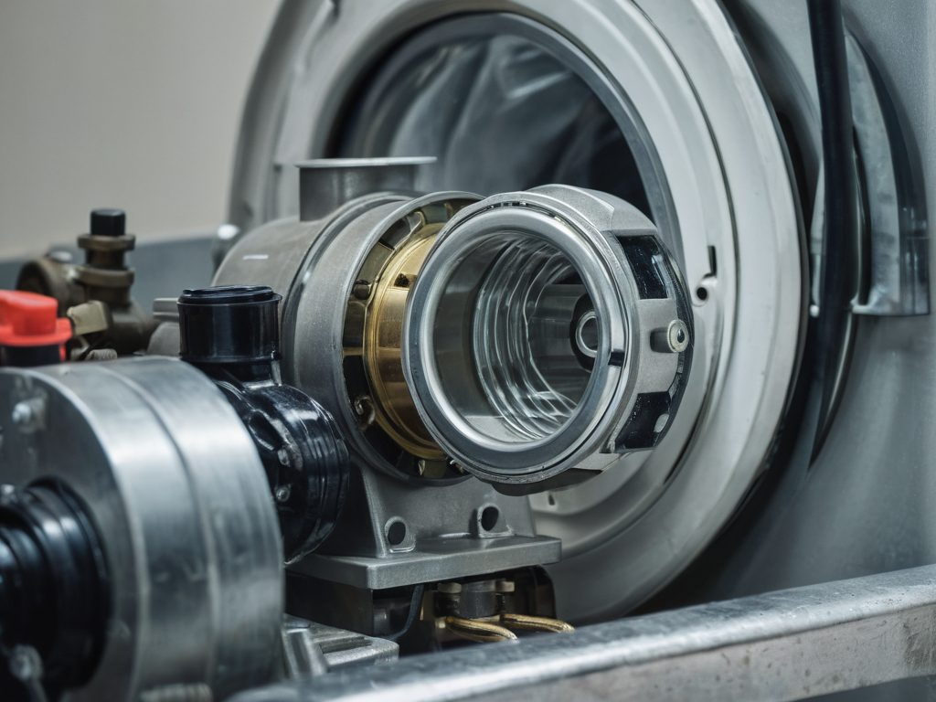 Lager- und Wellenbaugruppe einer Waschmaschine